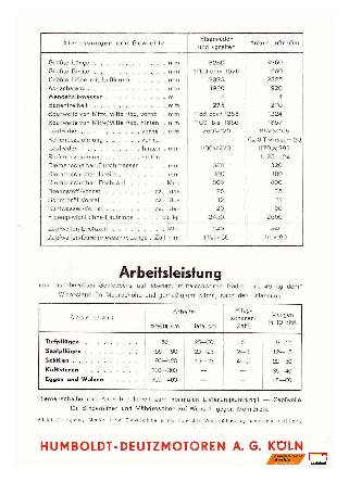 Deutz-Diesel Zugmaschine