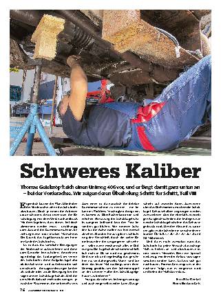 Unimog 406: Überholung der Vorderachse, Teil 8