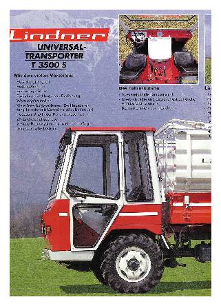 Lindner Universal-Transporter T 3500 S