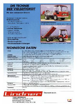 Lindner Universal-Transporter T 3500 S