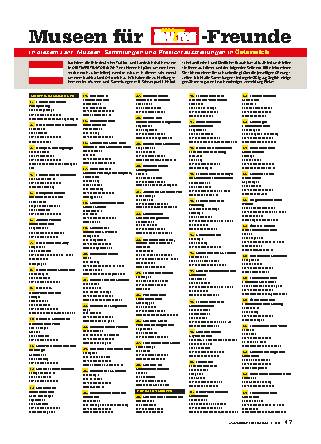 Museumsliste Österreich 2018