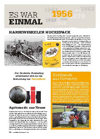 Es war einmal: das Jahr 1956