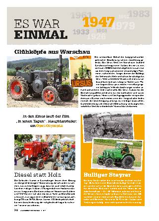 Es war einmal: das Jahr 1947
