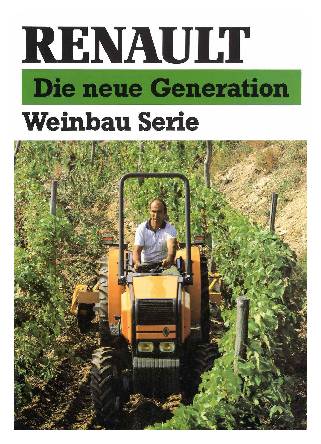 Renault Weinbau-Traktoren