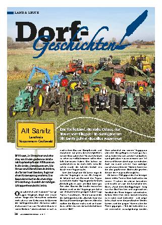Dorfgeschichten aus Alt Sanitz/Vorpommern (MV)