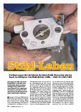 Motorsägen-Membranvergaser überholen, Teil 2