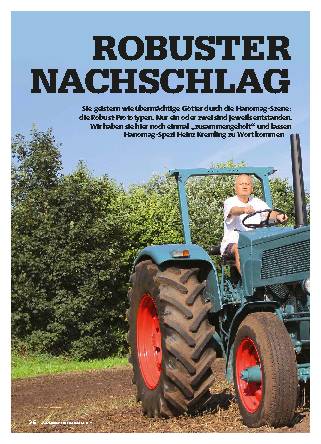 Hanomag Robust Prototypen