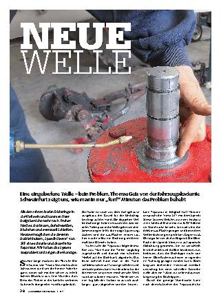 Eingelaufene Welle reparieren