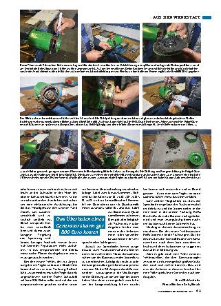Generatorregler reparieren, Teil 1