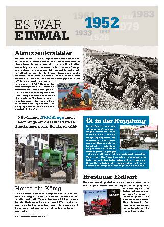 Es war einmal: das Jahr 1952