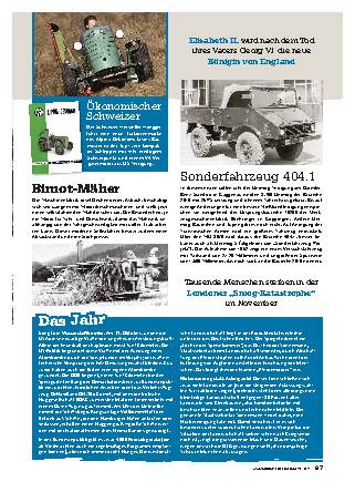 Es war einmal: das Jahr 1952
