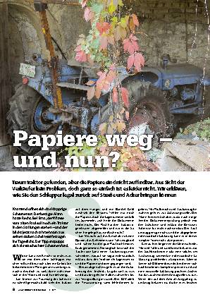 Fahrzeugpapiere wiedererlangen 