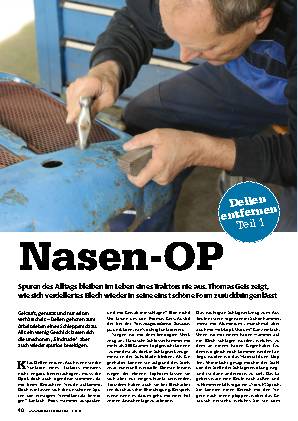 Dellen entfernen, Teil 1