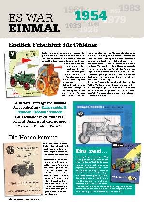 Es war einmal: das Jahr 1954