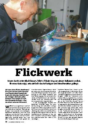 Teilersatz anfertigen und einschweißen