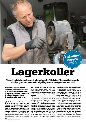 Gebläse lagern, Teil 1