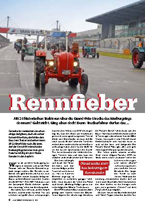 Traktoren auf dem Nürburgring
