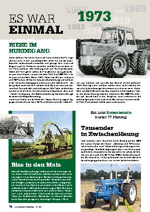 Es war einmal: das Jahr 1973