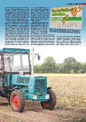 Hanomag auf dem Kartoffelhof Schultze