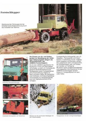 Unimog in der Forstwirtschaft