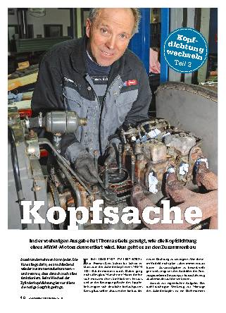 Kopfdichtung wechseln, Teil 2