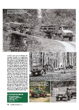 Unimog beim Holztransport