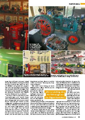 Oldtimer Trecker Museum Tryba, Dorfmark
