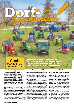 Dorfgeschichten aus Asch/Alb-Donau-Kreis (BW)