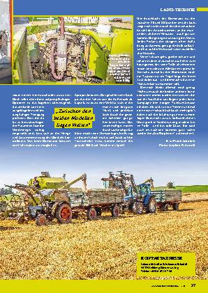 Ernte mit drei Claas-Mähdreschern