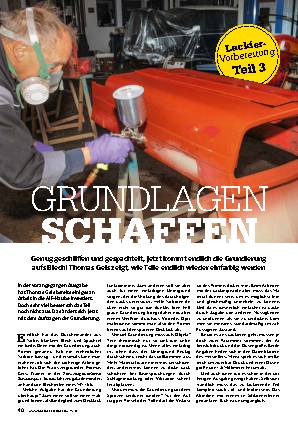 Lackier-Vorbereitung, Teil 3