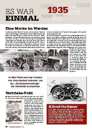 Es war einmal: das Jahr 1935