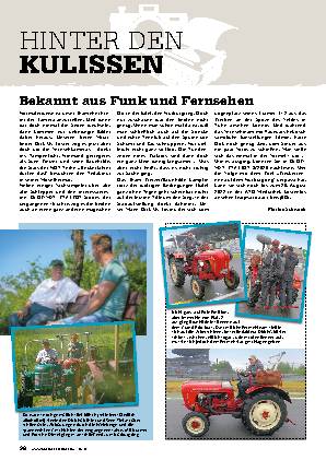 Hinter den Kulissen