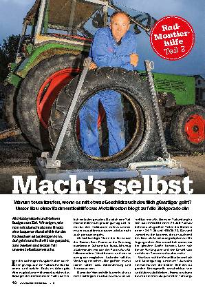 Rad-Montierhilfe, Teil 2