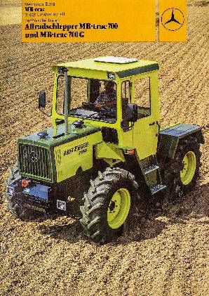 Mercedes-Benz MBtrac 700 und 700 G