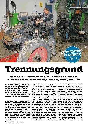 Kupplung tauschen, Teil 1