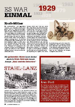 Es war einmal: das Jahr 1929