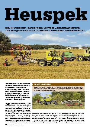 Heumachen mit vier MB trac
