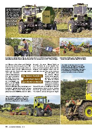 Heumachen mit vier MB trac