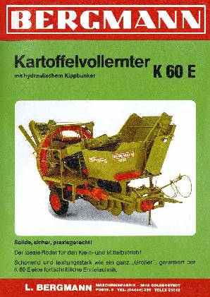 Bergmann Kartoffelvollernter K 60 E