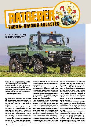 Unimog ablasten