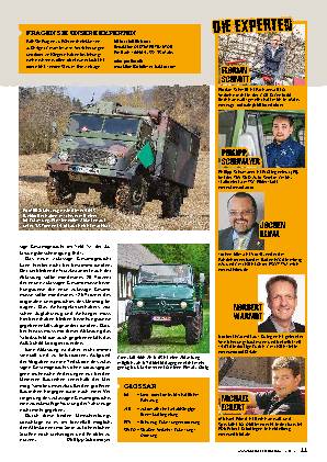 Unimog ablasten