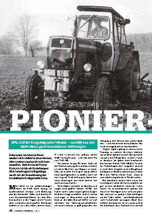 Motorisierung der Landwirtschaft im Erzgebirge