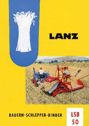 Lanz Bauern-Schlepper-Binder