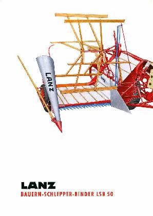 Lanz Bauern-Schlepper-Binder