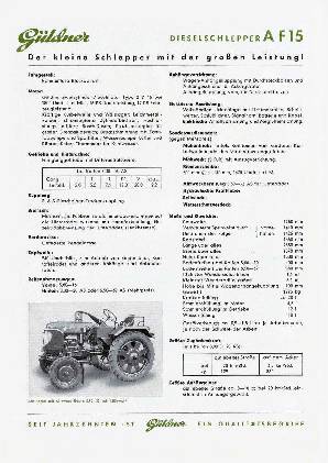 Güldner Diesel-Schlepper 16/17 PS