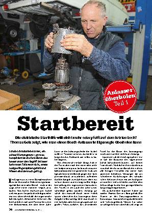 Anlasser überholen, Teil 1