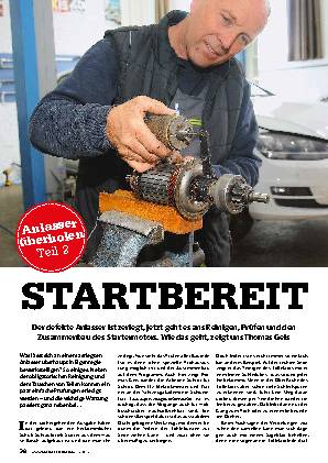 Anlasser überholen, Teil 2