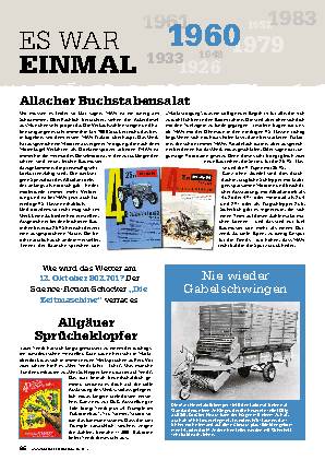 Es war einmal: das Jahr 1960