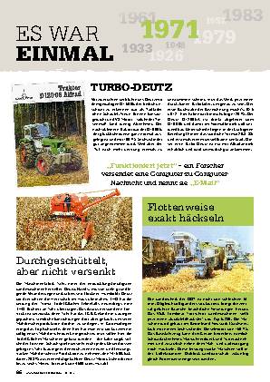 Es war einmal: das Jahr 1971