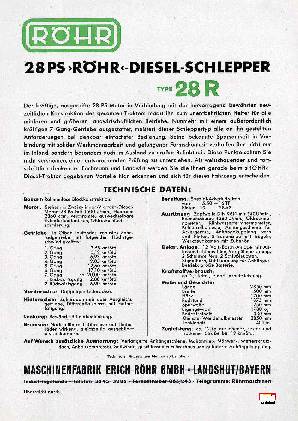 24 PS Röhr Diesel-Schlepper 24 R